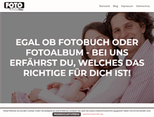 Tablet Screenshot of fotoalbum-pro.de